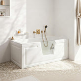 Walk-In Bathtub with Seat & Headrest | Safe, Simple Bathing at Home