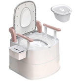Portable Sealed Bedside Commode Toilet for Elderly