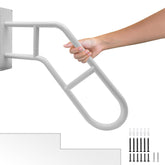 Outdoor Handrail for Steps - Matte Black - Wall Mounted - Living Caring