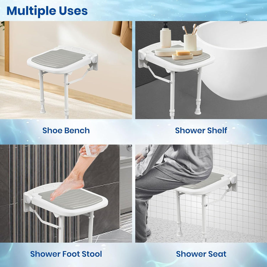 Wall Mounted Shower Seat: A Must-Have Safety Solution for Seniors &amp; Individuals with Limited Mobility