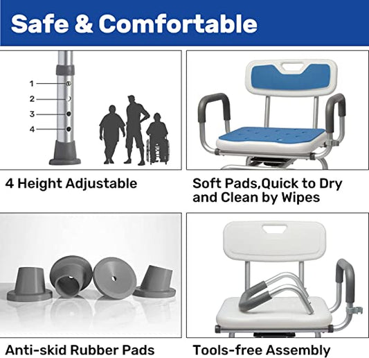 Why Choose a Swivel Shower Chair for Safe and Comfortable Bathing?