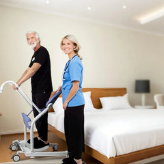 Sit-to-Stand Manual Patient Lift with Adjustable Base