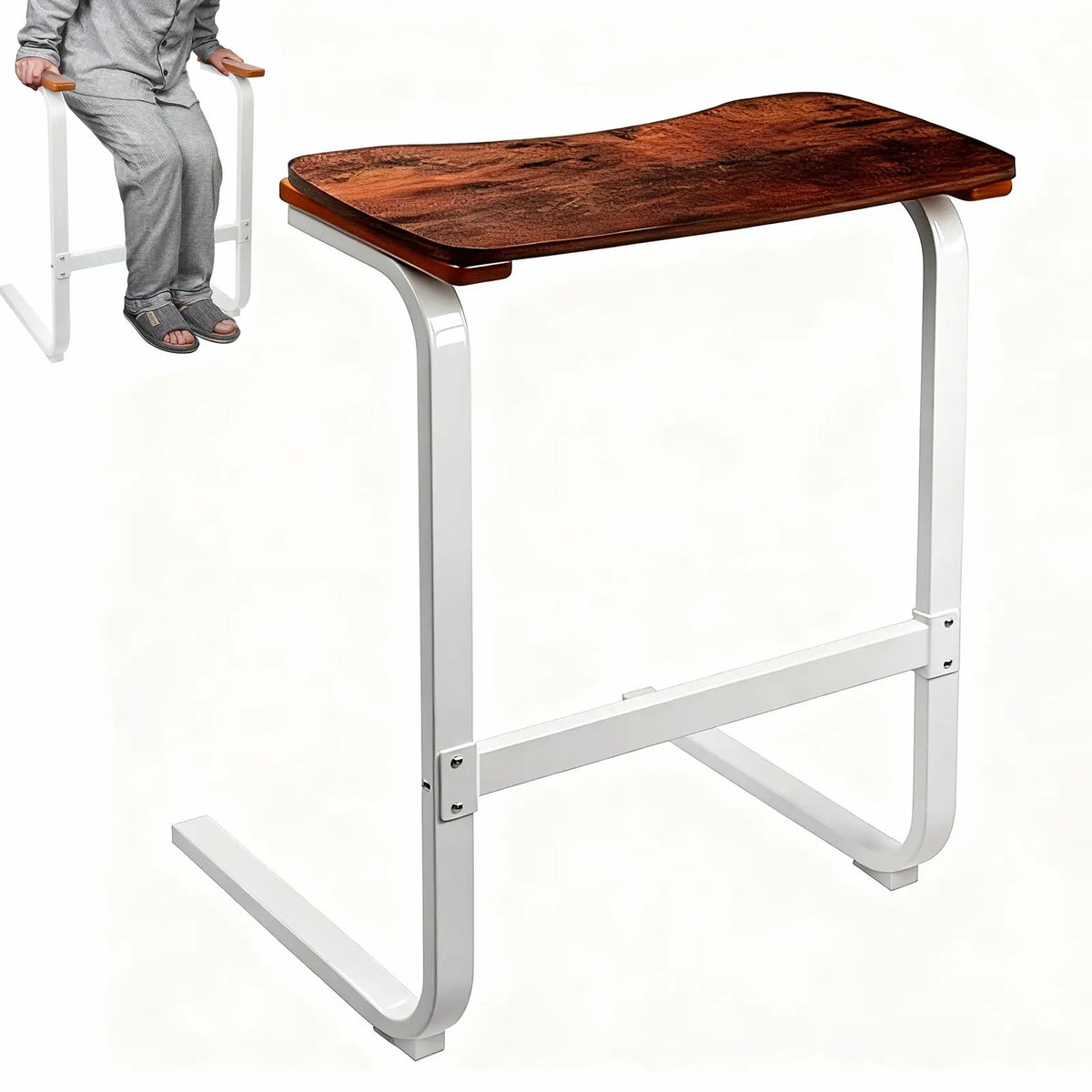 Multi-Functional Sofa Tray Table with Sit-to-Stand Assist