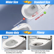12“ Rough In Toilet with Bidet and Dryer for Power Outage