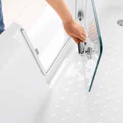 Walk-In Bathtub with Seat & Headrest | Safe, Simple Bathing at Home