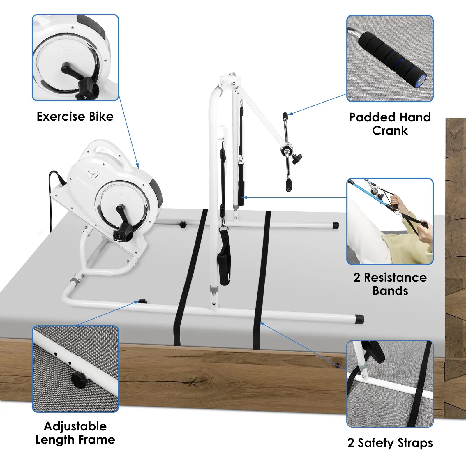 Adjustable Electric Bed Leg Exercises Equipment for Elderly