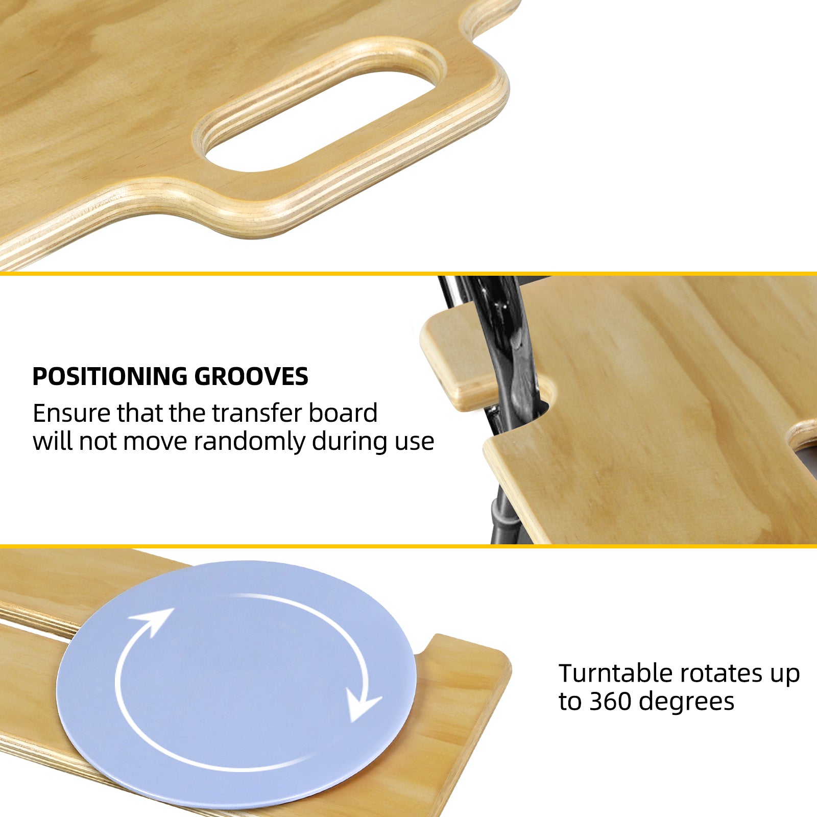 Patient Transfer Slide Board-33″