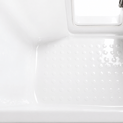 Walk-In Bathtub with Seat & Headrest | Safe, Simple Bathing at Home
