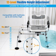 Adjustable Swivel Tub Shower And Transfer Bench