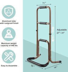 Adjustale Height Aluminium Stand Up Portable Lift Assist from Floor with Anti-Slip Protector