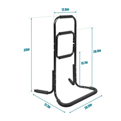 Portable Black Aluminium Stand Up Lift Assist from Floor with Anti-Slip Protector