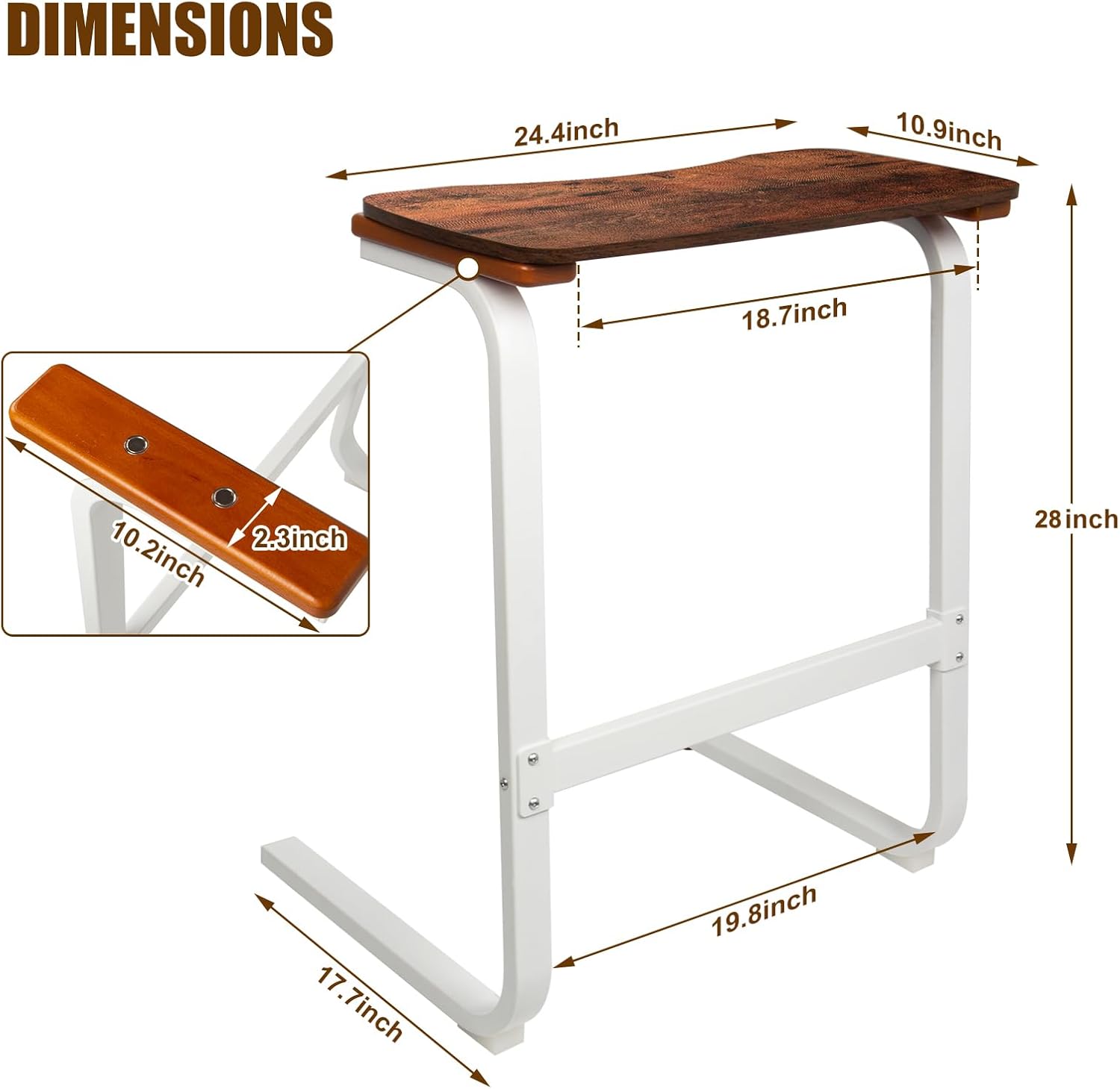 Sit to Stand Assist with Detachable Tray Table - Stable Chair Lift Assist Devices with Wooden Handle, with Couch Table Tray for Eating, Standing Aids for Sofa