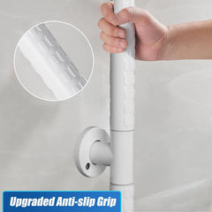 17.5x29 Inch L-Shaped Heavy Duty Non-Slip Wall Mount Grab Bar