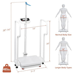 USB Rechargeable Scale for Clinics & Eldercare