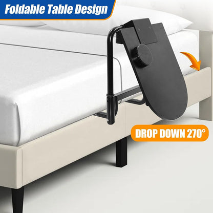 Bed Rails for Elderly Adults with Foldable Table, Adjustable Bed Assist Rail