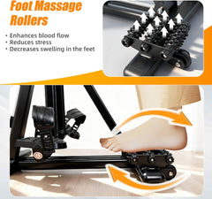 Folding Adjustable Arm and Leg Pedal Exerciser for Seniors