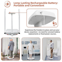 USB Rechargeable Scale for Clinics & Eldercare