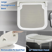 Wall Mounted Folding Shower Seat-White