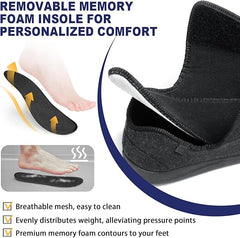 Men's Extra-Wide Adjustable Comfort Shoes
