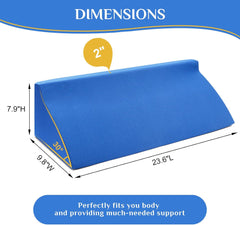 48"x40" Patient Transfer Sheets with Wedge Pillow for Side Sleepers