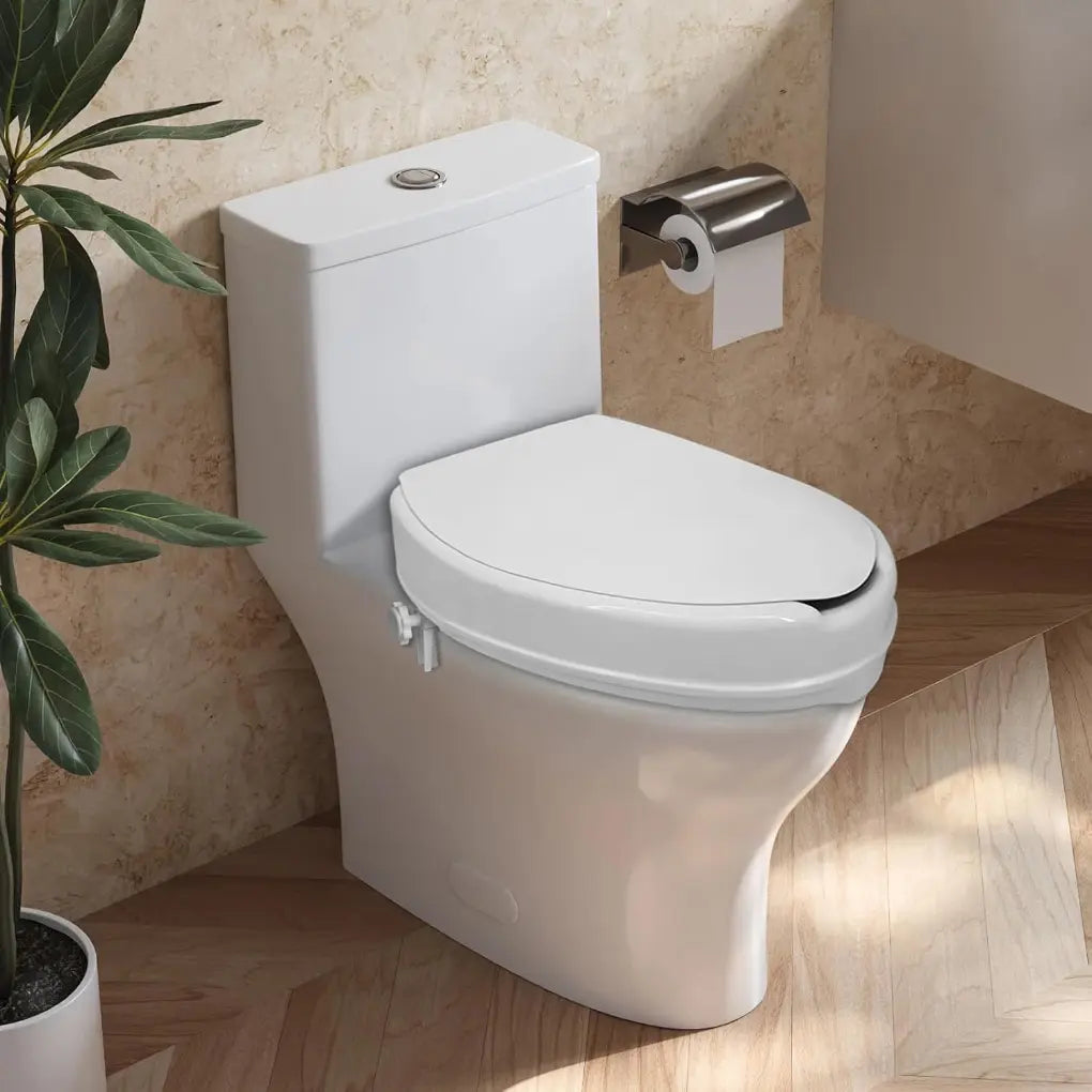 Raised Toilet Seat with Cover