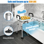 Adjustable Swivel Tub Shower And Transfer Bench