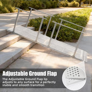 SteelArmour™ Carbon Steel Wheelchair Ramp with Handrails