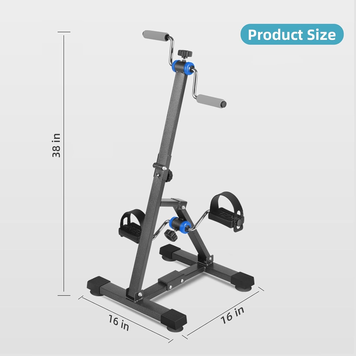 arm pedal machine Arm and Leg Folding Pedal Exerciser, Adjustable Resistance