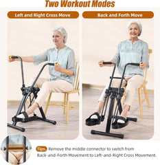 Compact Pedal Exerciser with Adjustable Resistance - Ideal for Elderly Rehabilitation- Living Caring