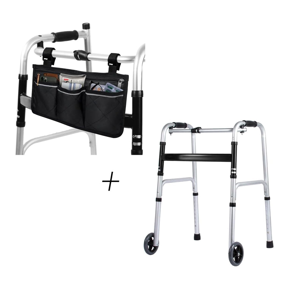 Walker Bags for Folding Walker & Walkers for Seniors Foldable