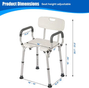 Standard Shower Chair | Gray Pad