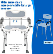 Standard Shower Chair | Gray Pad