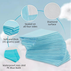 Disposable Waterproof Bed Pads for Adults & Seniors – 24x36 Inch, Ultra Absorbent Incontinence Underpads (60 Count)