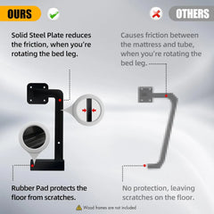 Murphy Bed Hardware Kit with Deluxe Gas Springs