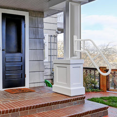 Metal Stair Handrail for 1-3 Steps - Weatherproof and Sturdy - Living Caring
