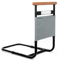 Adjustable Bed Safety Rail with Motion Sensor Night Light & Storage Pocket