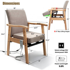 Wooden Power Heavy Duty Lift Chair for Seniors
