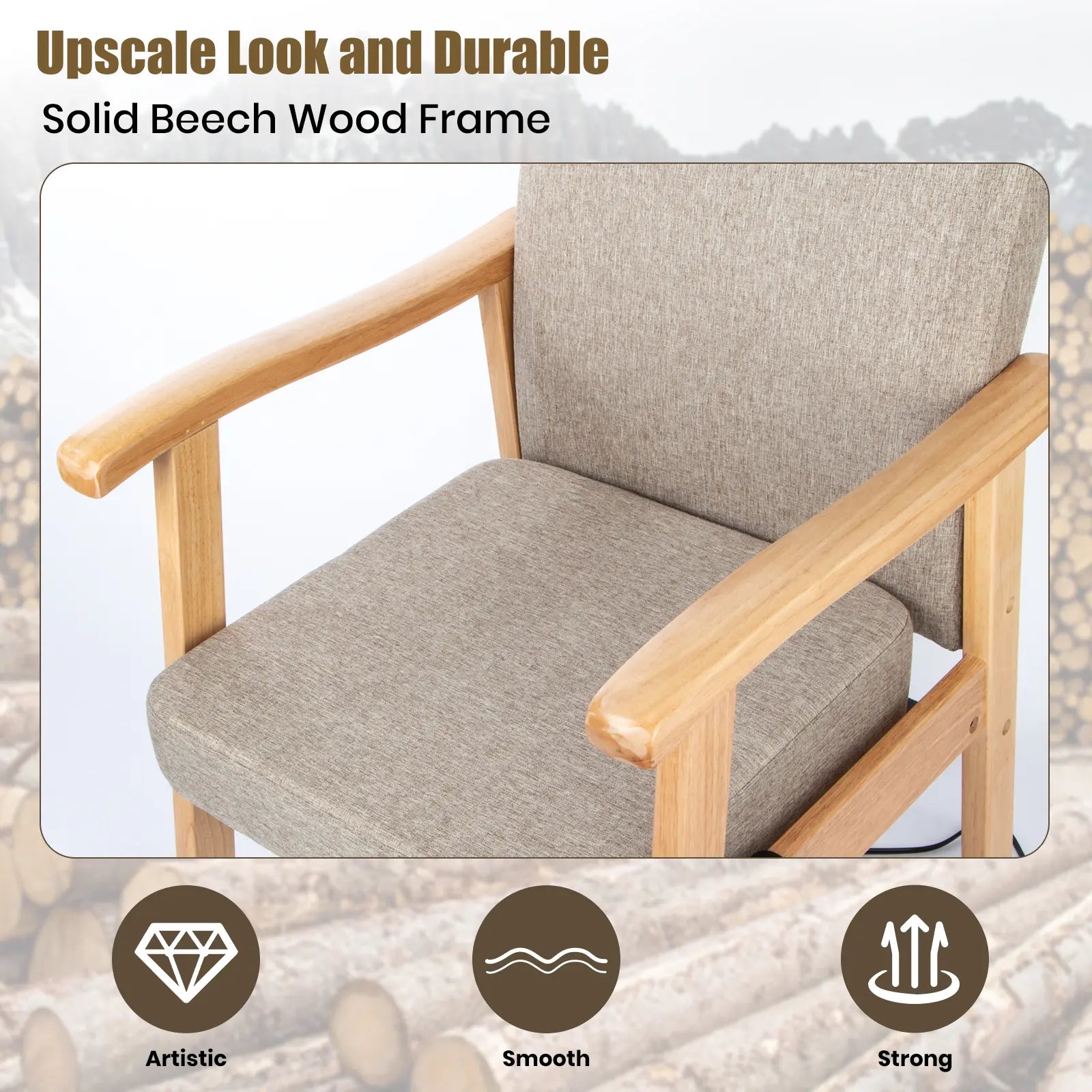 Wooden Power Extra Wide Heavy Duty Lift Chair for Seniors