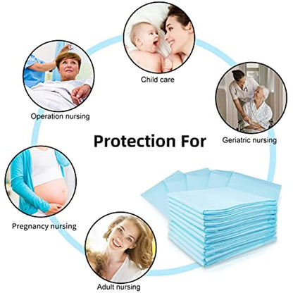 24'x36' 60 Count Disposable Bed Pads for Incontinence